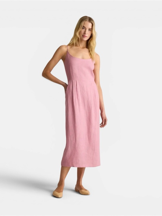 Quince Dresses & Skirts - Quince Blush Pink Sleeveless Midi Dress
